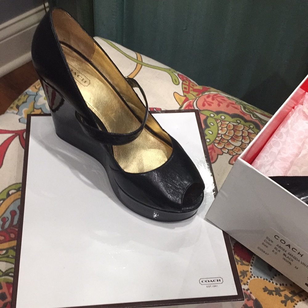 Coach wedges
